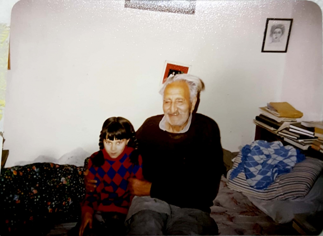 Ghani Khan with granddaughter, Charsadda