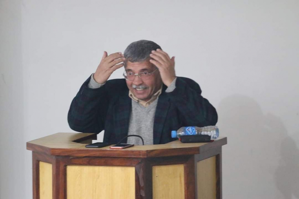 Portrait at QAU seminar