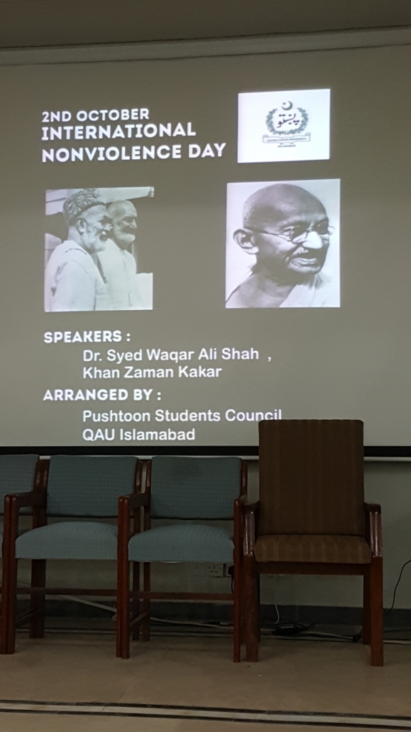 Non-violence seminar — QAU 2019